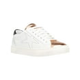 thumbnail image 4 of Steve Madden Womens Rezume Leather Distressed Fashion Sneakers, 4 of 5