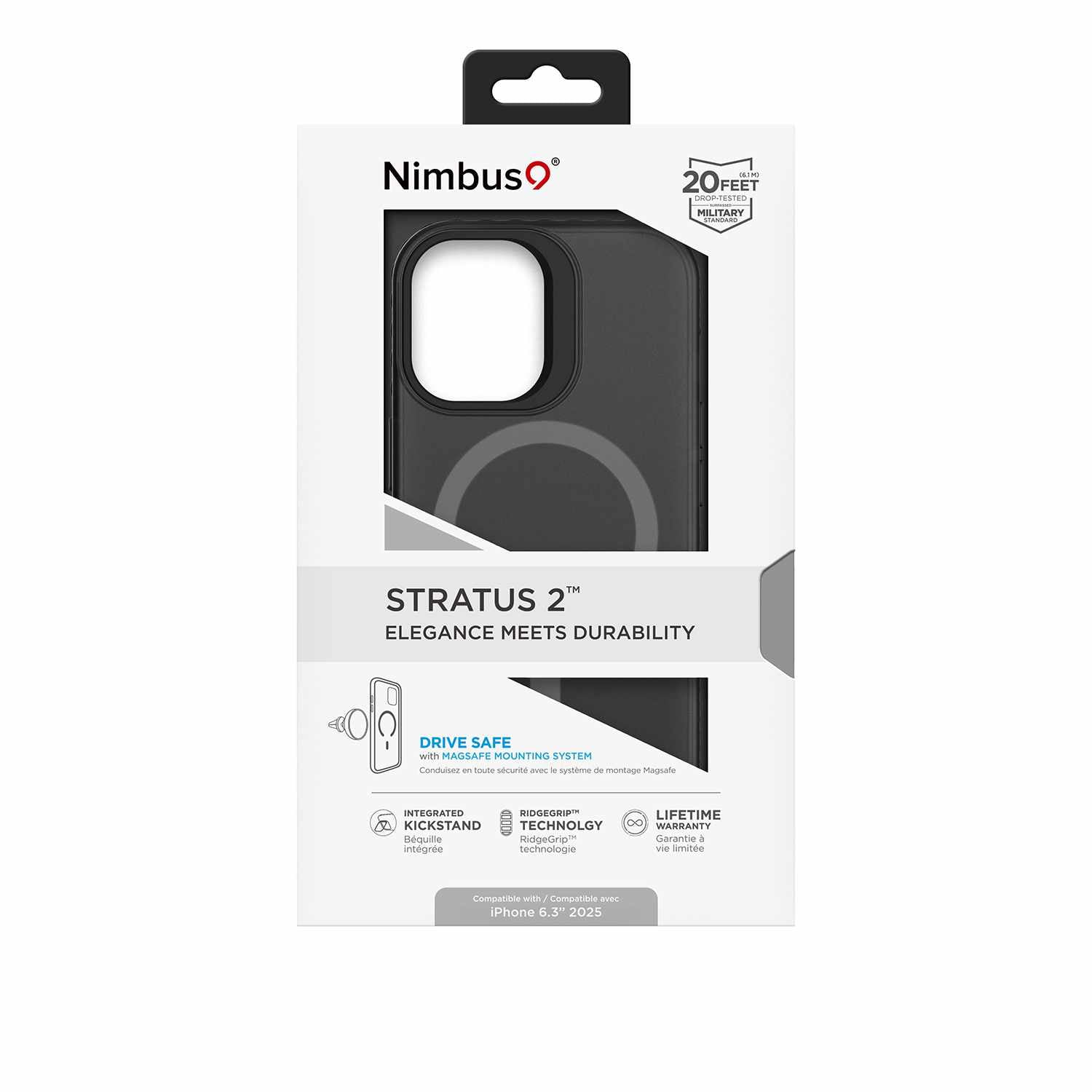 Nimbus9 Stratus 2 MagSafe Case Smoke for iPhone 17 Pro