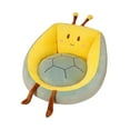 thumbnail image 3 of Lindo cojín de sillón con forma de animal de peluche cojín de asiento medio rodeado de sofá perezoso almohadilla de silla decorativa de reposabrazos Tortuga, 3 of 8
