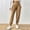 Khaki plus size jogger pants with pockets a1, variant on Bzdzmqm Women Plus Size High Waisted Jogger Pants with Pockets Solid Casual Streetwear Loungewear Tapered Ankle Pants Workout Lounge, Green 3XL