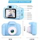 thumbnail image 4 of Appareil photo pour enfants, appareil photo numérique rechargeable 2,0 pouces pour enfants 1080p HD avec carte TF 32 Go antichoc 5 MP vidéo HD extérieur bon jeu jouet cadeau pour garçons et filles de 3 à 12 ans Kuyhfg Bienvenido a Kuyhfg, 4 of 5