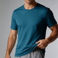 thumbnail image 5 of HOOMEUMY Mesh Workout Shirts for Men Dry Fitted Gym Fast Dry Active Short Sleeve Sports T-Shirt Breathable Wicking, 5 of 8