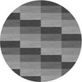 thumbnail image 1 of Ahgly Tapis Rond Lavable en Machine Intérieur Transitionnel Gris Foncé, 6 Pieds Rond, 1 of 7