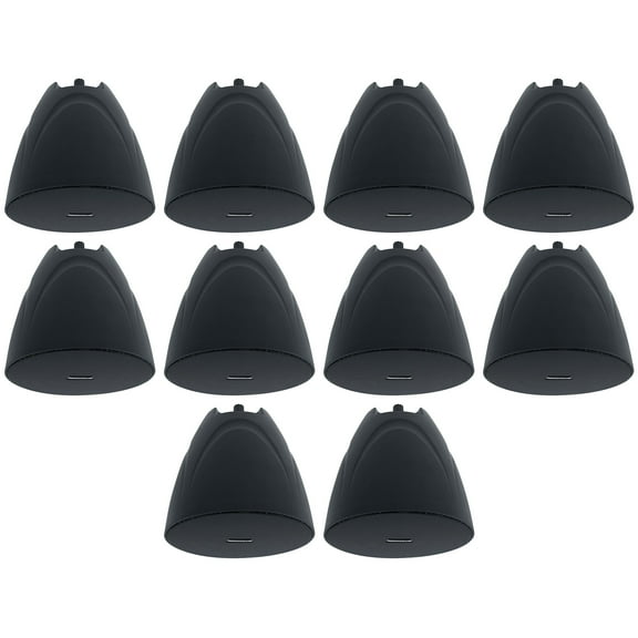10) Rockville PEN-525T Black 5.25" 70V Hanging Pendant Speakers 4 Restaurant/Bar