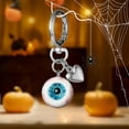 thumbnail image 2 of ChicYu Halloween Eyeball Keychains Suitable for Halloween Themed Accessories Attaches to Keys Bags Features Eyeball Design, 2 of 5