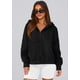 thumbnail image 2 of Sudadera con Cierre PRETTYGARDEN Y2K Negra Talle Grande, 2 of 6