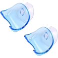 thumbnail image 1 of Support Mural pour Rasoir de Douche Support Transparent pour Rasoir avec Poignées de Rangement pour Hommes Support de Rasoir de Douche Transparent avec Ventouse, 2 Pcs, 1 of 4