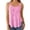 Light Pink, variant on Fgnfyis Summer Tops for Women Strappy Tank Top Round Neck Sleeveless Layering Camisole for Daily Wear Versatile Basic Womens Tank Tops Orange XL