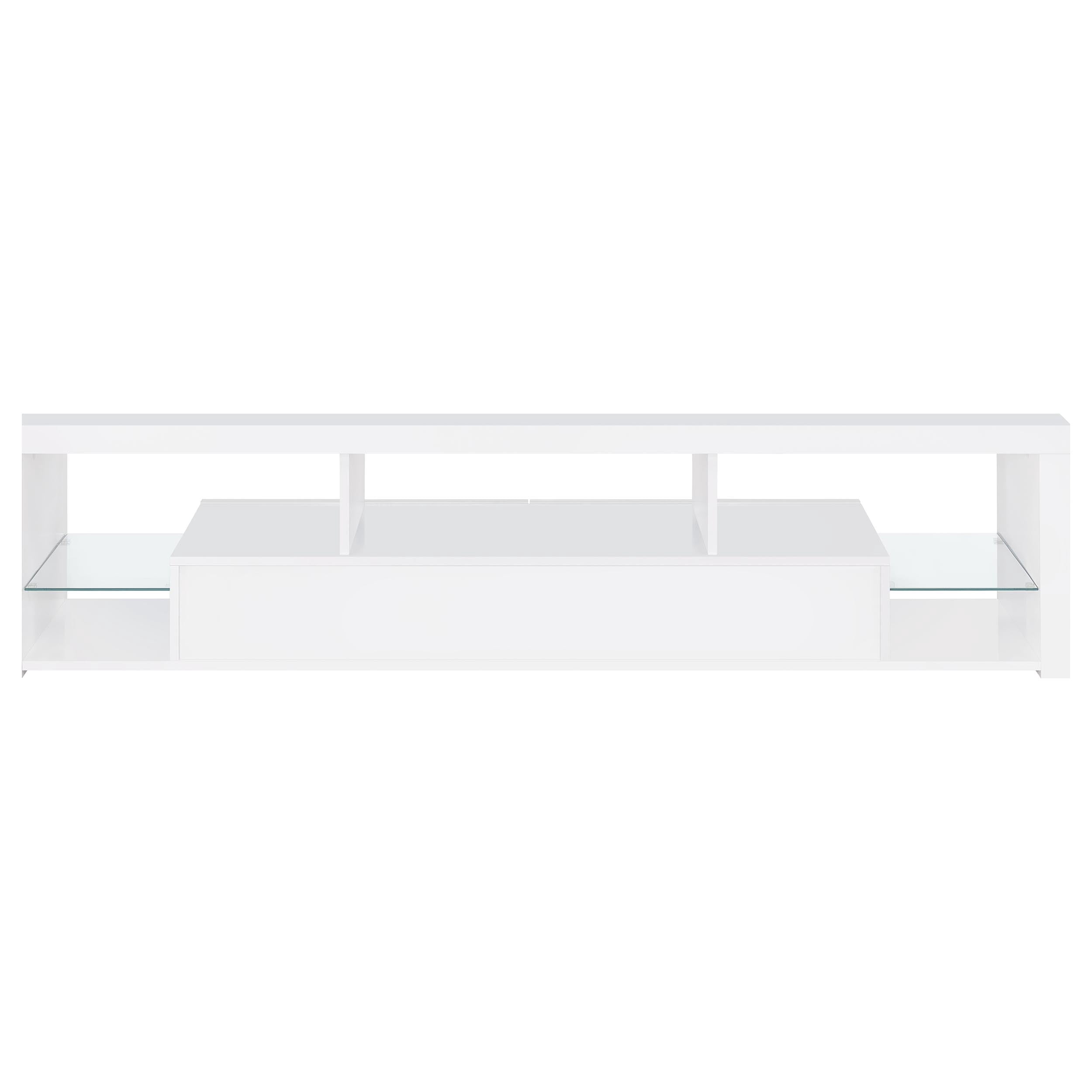 Jude 3-piece 71-inch TV Entertainment Center White High Gloss