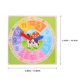 thumbnail image 2 of Phenofice Kids Learning Time Clock Wooden Teaching Clock Multi 1Set for Classroom, 2 of 8