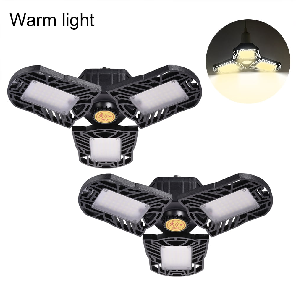 Motion Activated Light,60w E26/E27 Deformable Led Garage lights,Lamp