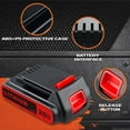 thumbnail image 2 of 1.5Ah replacement Battery for Black Decker 20V Lithium Max Battery 20Volt LBXR20, 2 of 11