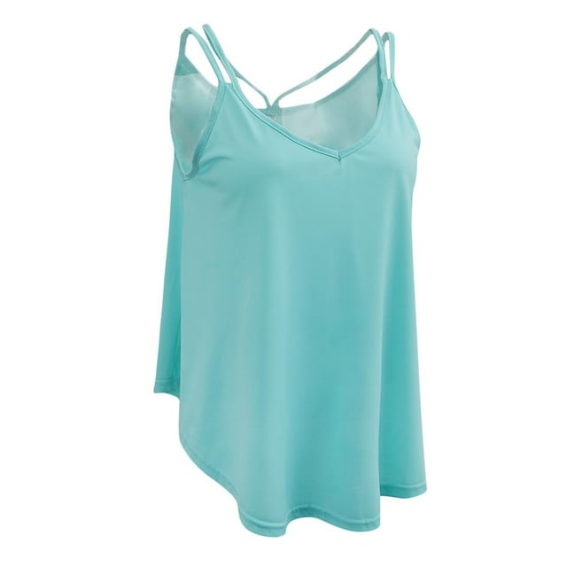 Camisola Chaleco de Mujeres Chaleco Informal Suelto Ropa Playa Verano Azul