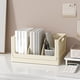 thumbnail image 4 of Xihbxyly Caja de Almacenamiento Plegable, Organizador Multifuncional con Ruedas, Diseño Que Ahorra Espacio, Material Transpirable, Ideal para Dormitorio, Sala de Estar, Garaje, Color Beige y Blanco,, 4 of 6