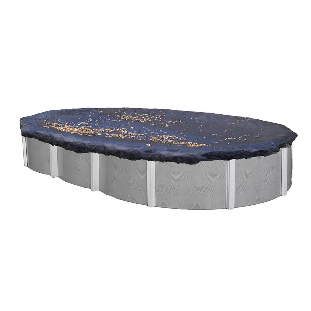 Swimline 16x32 ft. Oval Above Ground Winter Swimming Pool Cover, Black & Silver - Walmart.com