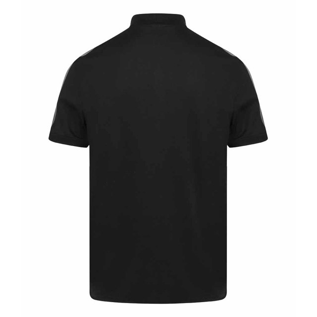 Finden & Hales - Polo piqué deportivo con paneles en contraste para adultos unisex (Negro/Acero)