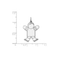 thumbnail image 2 of Sterling Silver Rhodium-Plated Kid Charm, 2 of 4