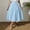 Sky Blue, variant on Qulqfy Womens Summer Maxi A-Line Long Skirts Layered Ruched Flowy Plus Size Black Skirt 2XL