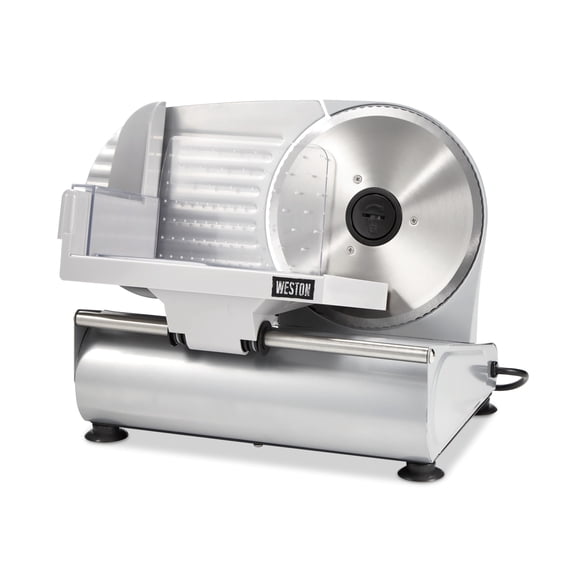 Weston Electric Meat Slicer, Food Slicer and Cutting Machine with Removable 7.5 in Stainless Steel Blade