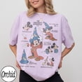 thumbnail image 4 of Retro Disney The Sorcerers Apprentice Fantasia Mickey Sketch Shirt, Fantasmic Mickey Sorcerer Tee, Disneyland Family Matching Trip Shirts, 4 of 6