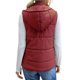 thumbnail image 4 of Gibobby Chalecos de invierno para mujer, Chaleco de calor ligero para mujer(Rojo,CH), 4 of 5