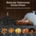 thumbnail image 3 of Portable Cocktail Smoker Infuser Kit with 4 Flavors of Wood Chips, Rechargeable Meat Smoker Gun, Smoke Meat ,Cheese, Cocktails (Black), 3 of 12
