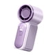 thumbnail image 2 of Ventilador de mano recargable, 18 horas de uso, 100 niveles de velocidad, ideal para exteriores violeta, 2 of 9