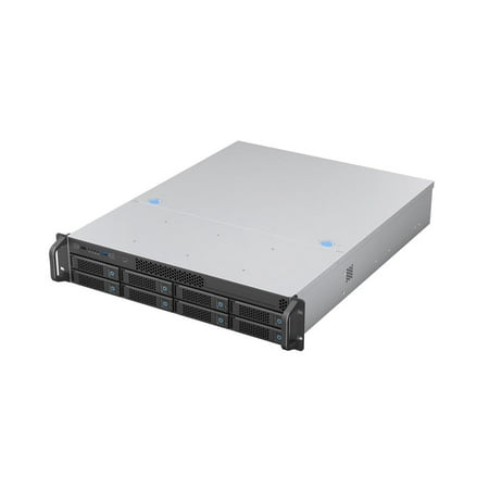 Rosewill 2U Rackmount Chassis | Server Chassis | Supports up to 8 3.5" 12Gbps Hot Swap | E-ATX Compatible | 3x 8038 PWM Fan | USB 3.2 Type-C | RSV-H208