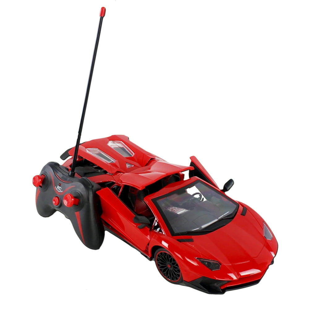 RC Remote Control 112 Scale Red Luxurious Sports Car Toy, Multi