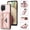 Pink, variant on Galaxy A12 5G Wallet Case, Soft PU Leather Kickstand Card Slots Holder Flip Folio Case Durable Shockproof Cover for Samsung Galaxy A12 5G,Red