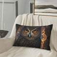 thumbnail image 5 of Susaid Classical Style Brown Owl Print Pillowcases Multiple Size, Pillow Cover Super Soft Envelope Closure Standard Pillow Case-16"x24", 5 of 6