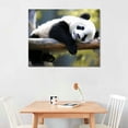 thumbnail image 2 of Nawypu Canvas Wall Art Living Room Panda Poster Animal Pictures Bedroom Prints Decor, 2 of 4