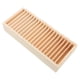 thumbnail image 3 of Wooden Detachable Compartment Box 1Pcs Yellow Compact Large Capacity Card Storage Box, 3 of 5