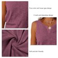 thumbnail image 3 of Camiseta sin mangas con cuello en V para mujer, Camiseta sin mangas con cuello en V Fiabilidad excepcional, 3 of 4