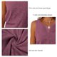 thumbnail image 1 of Camisetas sin mangas con cuello en V camisetas sin mangas para mujer camisa delgada cuello en V sin mangas camiseta sin mangas color sólido casual ajuste holgado ANGGREK Otros, 1 of 4