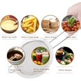 thumbnail image 2 of 3 Sizes High Quality Stainless Steel Fine Mesh Colander Set 8/14.3/20cm, for Kitchen Flour Quinoa Rice Pasta Powdered Sugar and More - Created with Reinforced Handle, 2 of 5