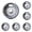 Silver 6PCS, variant on THHEIC 6-Inch Replacement Stove Burner Drip Pans and Bowls, Set of 4 for Electric Coil Range Tops, Easy to Clean Stainless Steel