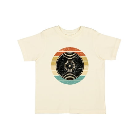 

Inktastic Retro Vinyl Record Music Vintage Sunset Gift Toddler Boy or Toddler Girl T-Shirt