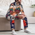 thumbnail image 7 of Lsque Paisley2 Pattern Long Sleeve Pajama Set for Men - Soft 2-Piece Sleepwear and Loungewear Set with Pockets, Comfy Nightwear-Medium, 7 of 7