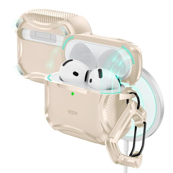 Funda para AirPods 4 ESR HaloLock Cyber Series con protección contra caídas