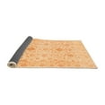 thumbnail image 2 of Ahgly Company Indoor Round Oriental Orange Traditional Area Rugs, 3' Round, 2 of 4