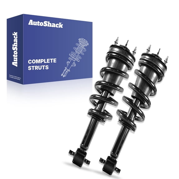 AutoShack Front Complete Strut & Coil Spring Left & Right Replacement for 2014-2018 Chevrolet Silverado 1500 2014-2018 GMC Sierra 1500 2019 Chevrolet Silverado 1500 LD 2-PC Set
