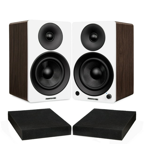 Fluance Powered 5" Stereo Bookshelf Speakers w/ High Density Foam