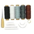 thumbnail image 1 of 14 Uds Herramientas de Trabajo de material cuero Herramientas de Artesanales de material cuero de Agujas para Tapicería Alfombra Repar Hugo Kits de costura a mano, 1 of 7