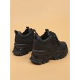 thumbnail image 2 of Low-cut Women's Shoes With Height-increasing Heels For Petite Ladies, Black Slip-resistant Waterproof Sporty Wedges For Spring And Autumn, 2 of 4