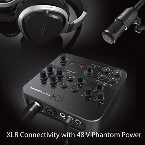 Creative Sound Blaster K3+ USB Powered 2 Channel Digital Mixer AMP ...