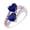 Multicolor, variant on YUEHAO accessories Rings Women's Unique Double Heart Rainbow Eternal Engagement Ring Girls Ring A