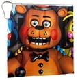 thumbnail image 2 of Saiise Five Nights At Freddy'S Print Shower Curtain for Bathroom,Shower Curtain Set with Hooks for Home, Bathroom Decor Waterproof Fabric,72x72, 2 of 8