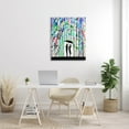 thumbnail image 2 of Vivid Couple Urban Drip Rainfall Abstract Graphic Art Gallery Wrapped Canvas Print Wall Art, 2 of 7