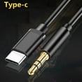 thumbnail image 2 of USB Type C to 3.5mm Audio AUX Adapter Cable, 1m Length, for Mobile Phone Car Stereo, Plug & Play, Reversible Design, High-Quality Sound, 2 of 8